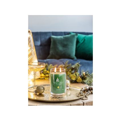 Yankee Candle - Mirisna sveća SHIMMERING CHRISTMAS TREE velika 567g 60-90 sati