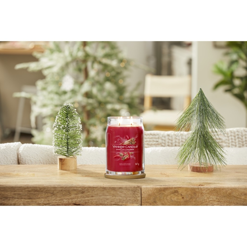 Yankee Candle - Mirisna sveća SPARKLING CINNAMON, velika, 567 g, 60–90 sati