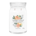 Yankee Candle - Mirisna sveća WHITE SPRUCE & GRAPEFRUIT velika 567 g 60-90 sati