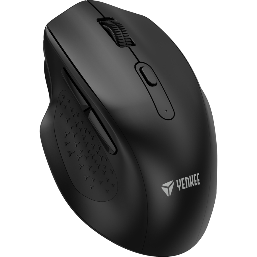 Yenkee - Bežični miš 800/1200/1600 DPI 1xAA crne boje