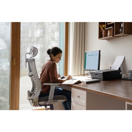 Yenkee - Kancelarijska stolica crna/siva