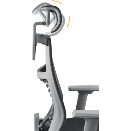 Yenkee - Kancelarijska stolica crna/siva