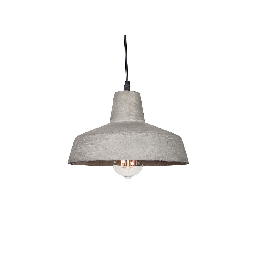 Zambelis 1655 - Betonski luster na sajli 1xE27/40W/230V