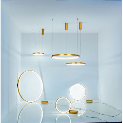 Zambelis 2007 - LED prigušiva luster na sajli LED/50W/230V zlatan