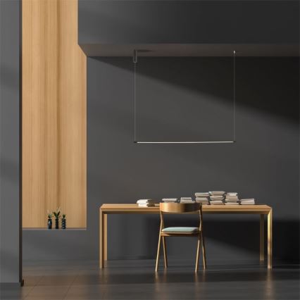 Zambelis 20119 - LED luster na sajli LED/20W/230V crna