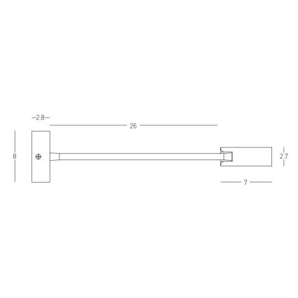 Zambelis 22050 - LED fleksibilna lampica LED/3W/230V CRI90 bela