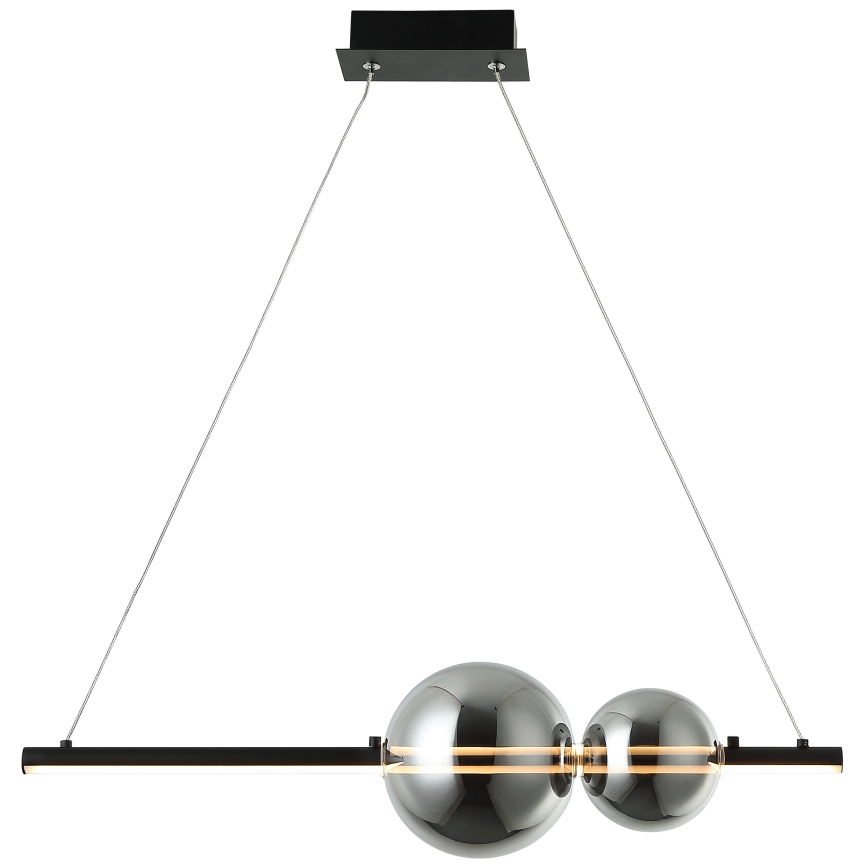 Zambelis 22109 - LED prigušiva luster na sajli LED/11W/230V crna