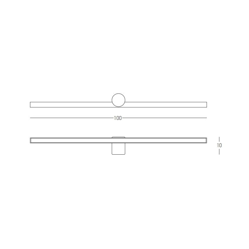 Zambelis 22126 - LED svetlo za kupatilsko ogledalo LED/21W/230V 100 cm IP54