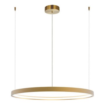 Zambelis 23032 - prigušiva LED viseći luster na sajli LED/28W/230V 3000K, prečnika 60 cm, zlatna