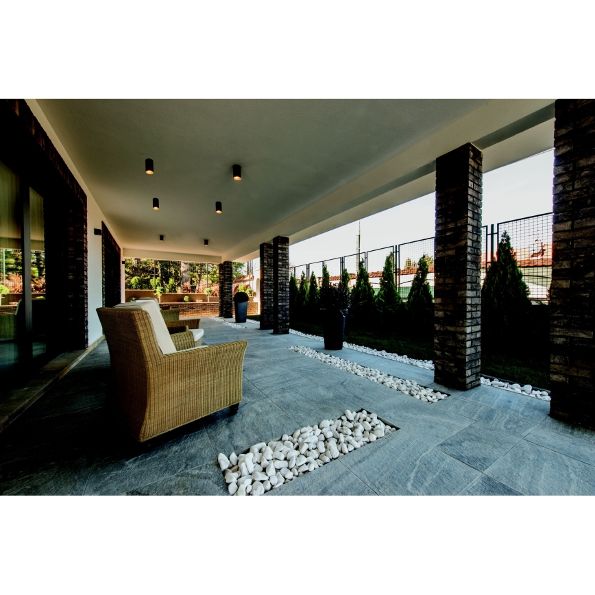 Zambelis E219 - Spoljna spot svetiljka 1xGU10/7W/230V IP54 crna