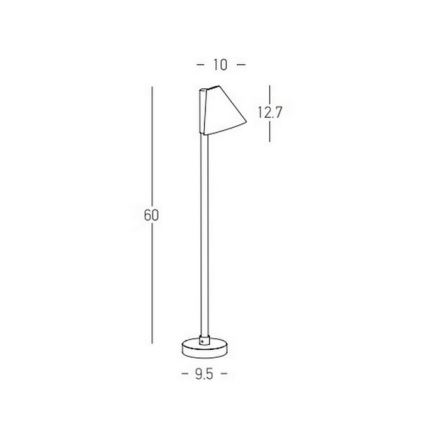 Zambelis E283 - LED Spoljašnja lampa LED/6W/230V IP65 antracit