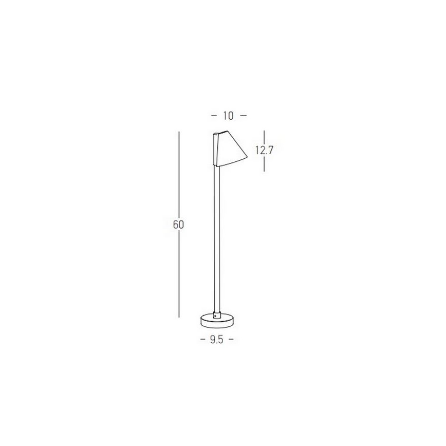 Zambelis E283 - LED Spoljašnja lampa LED/6W/230V IP65 antracit