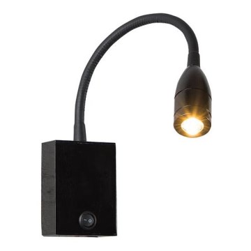 Zambelis H32 - LED fleksibilna lampica LED/3W/230V crna