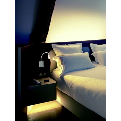 Zambelis H33 - fleksibilna LED lampica LED/3W/230V bela