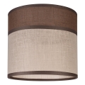Zamenska prigušiva za luster, podnu lampu i zidnu svetiljku ANDREA E27, prečnik 16 cm, braon/bež