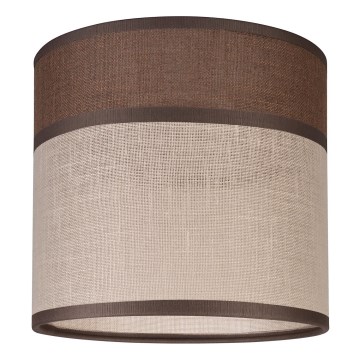 Zamenska prigušiva za luster, podnu lampu i zidnu svetiljku ANDREA E27, prečnik 16 cm, braon/bež