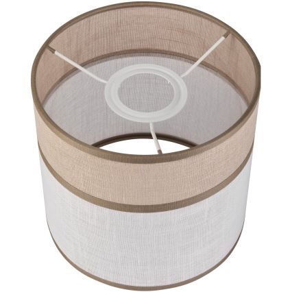 Zamenski abažur za luster, stonu lampu i zidnu svetiljku ANDREA E27, prečnik 16 cm, bež/siva