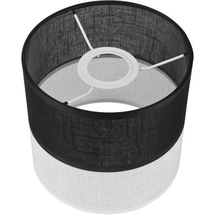 Zamenska prigušiva za luster, zidnu i stonu lampu ANDREA E27, prečnik 16 cm, crno-bela