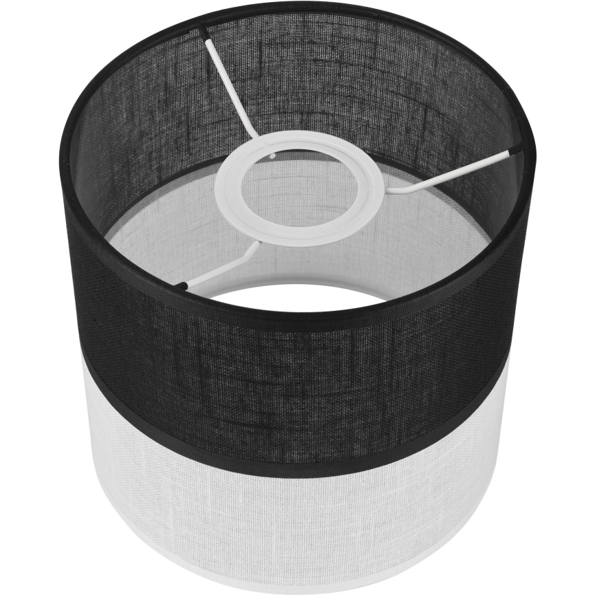 Zamenska prigušiva za luster, zidnu i stonu lampu ANDREA E27, prečnik 16 cm, crno-bela