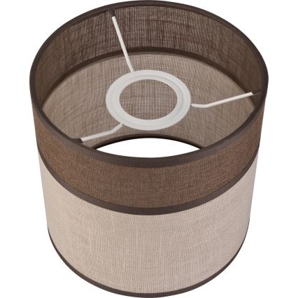 Zamenska prigušiva za luster, podnu lampu i zidnu svetiljku ANDREA E27, prečnik 16 cm, braon/bež