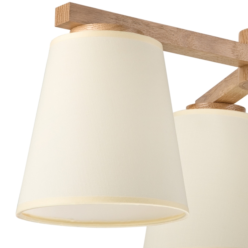 Zamenski abažur za luster i zidnu lampu ELLIE E27, prečnika 15 cm, krem