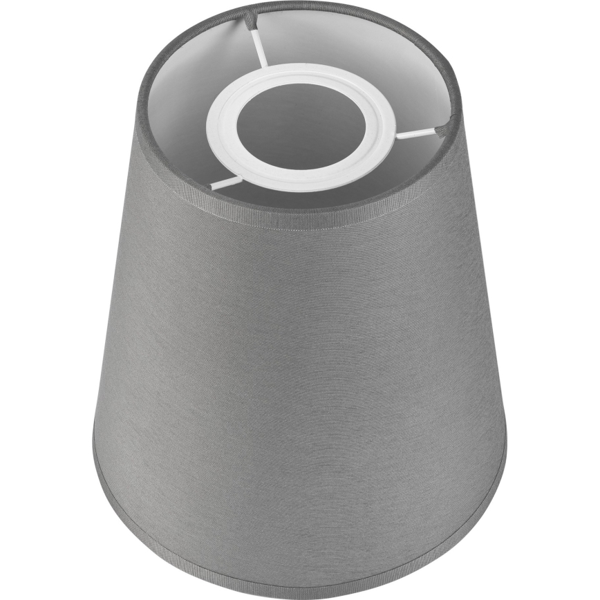 Zamenska prigušiva za luster i zidno svetilo ELLIE E27, prečnika 15 cm, siva