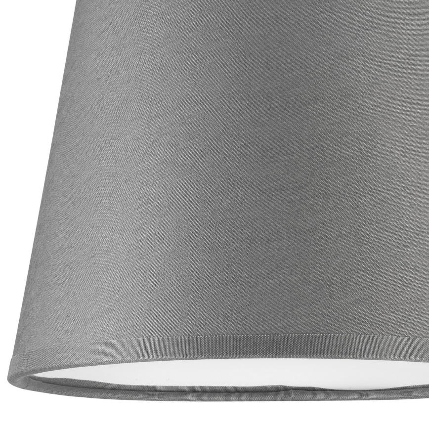 Zamenska prigušiva za luster i zidno svetilo ELLIE E27, prečnika 15 cm, siva