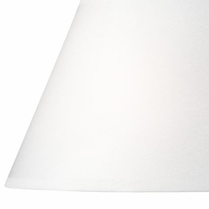 Zamenski abažur za stonu lampu JUTA E27, prečnika 19 cm, beo
