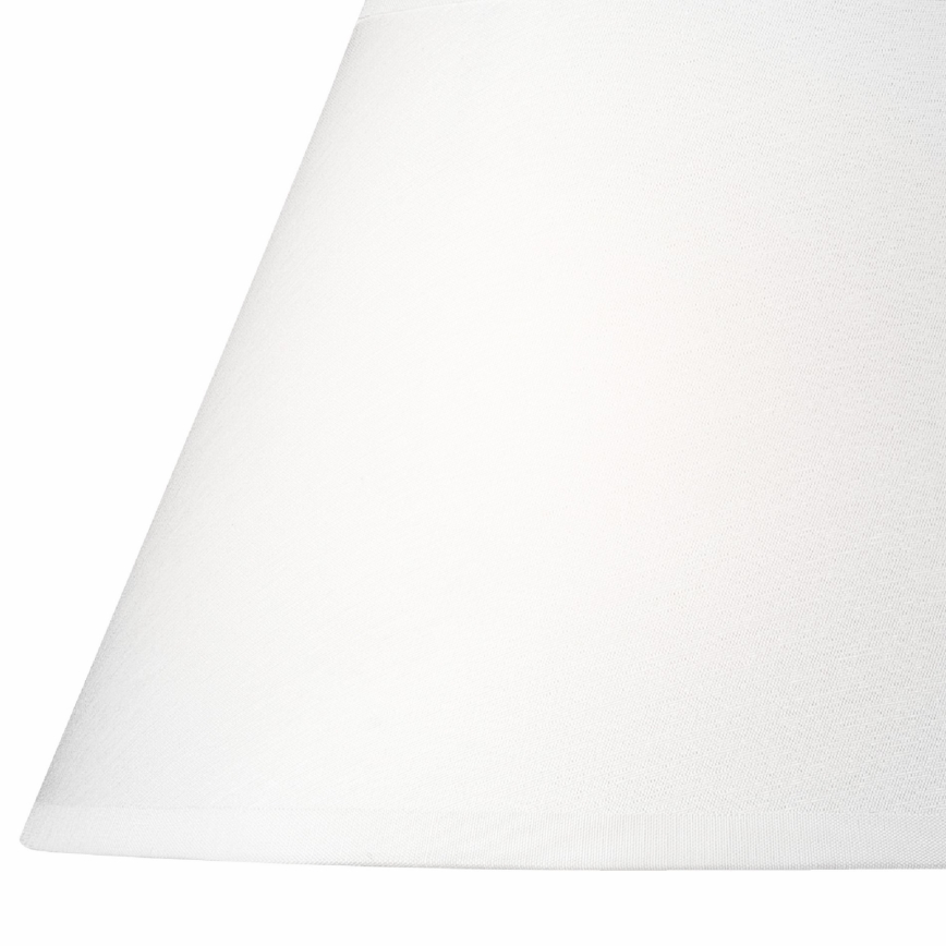 Zamenski abažur za stonu lampu JUTA E27, prečnika 19 cm, beo