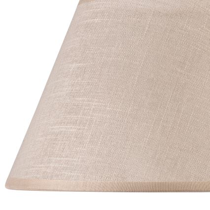 Zamenski abažur za stolnu lampu JUTA E27, prečnik 19 cm, bež