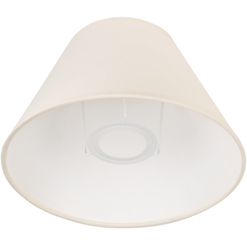Zamenski abažur za stonu lampu JUTA E27, prečnika 19 cm, krem boje