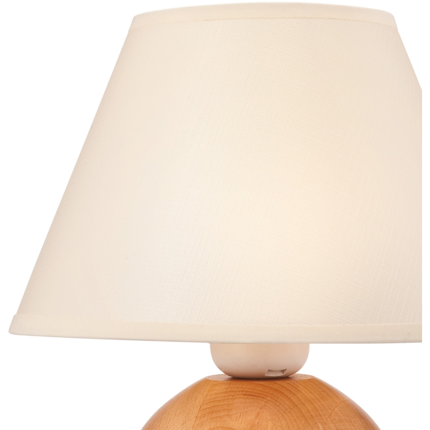Zamenski abažur za stonu lampu JUTA E27, prečnik 19 cm, krem