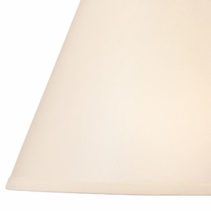 Zamenski abažur za stonu lampu JUTA E27, prečnik 19 cm, krem