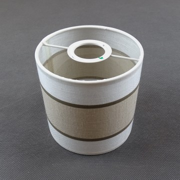 Zamenski abažur za luster CATTLEYA E27, bela/braon