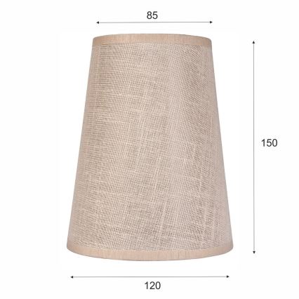 Zamenski abažur za luster i zidno svetlo ANTONIO E14 150x120 mm bež
