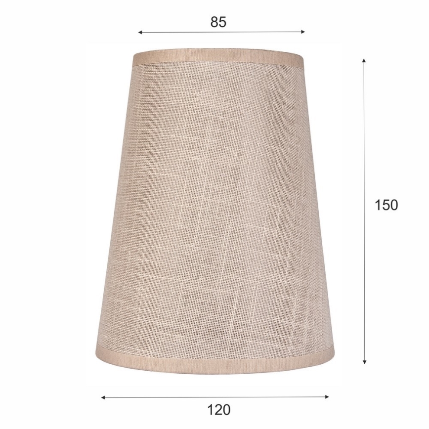 Zamenski abažur za luster i zidno svetlo ANTONIO E14 150x120 mm bež
