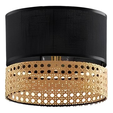 Zamenski abažur za luster PAGLIA E27 16x20 cm crna/ratan