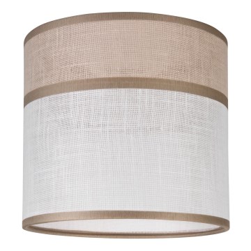 Zamenski abažur za luster, stonu lampu i zidnu svetiljku ANDREA E27, prečnik 16 cm, bež/siva