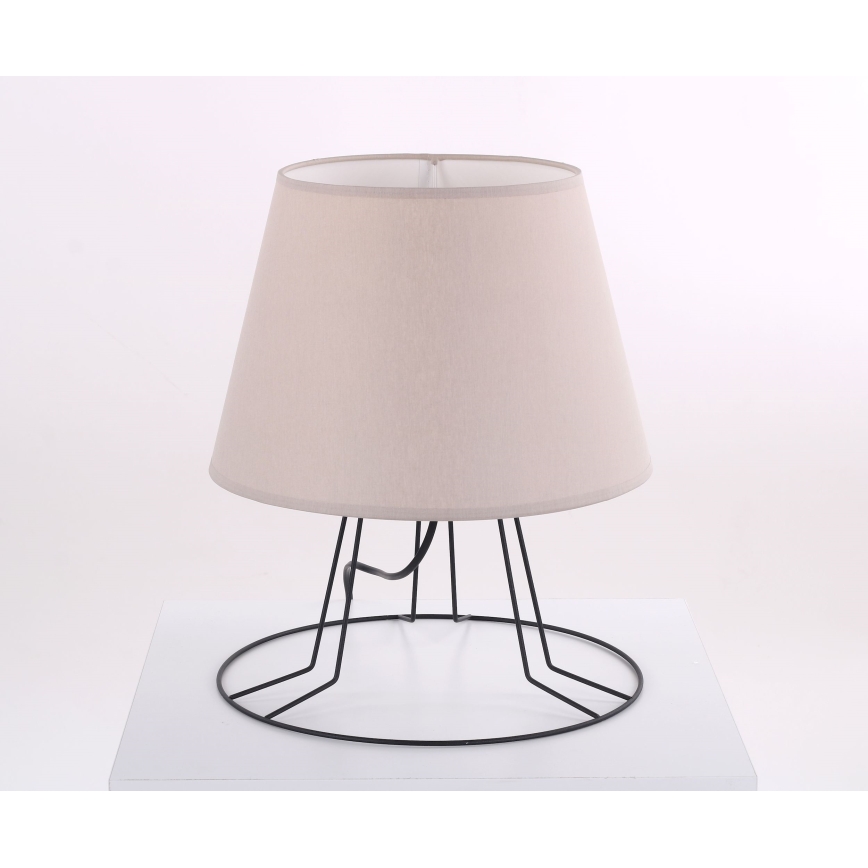 Zamenski abažur za stolnu lampu E27, prečnik 20 cm, bež