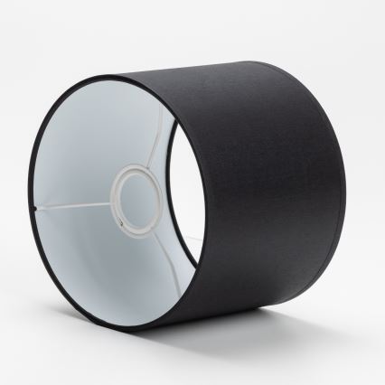 Rezervni abažur za stonu lampu i zidno svetilo DEVA E27 16x20 cm crni