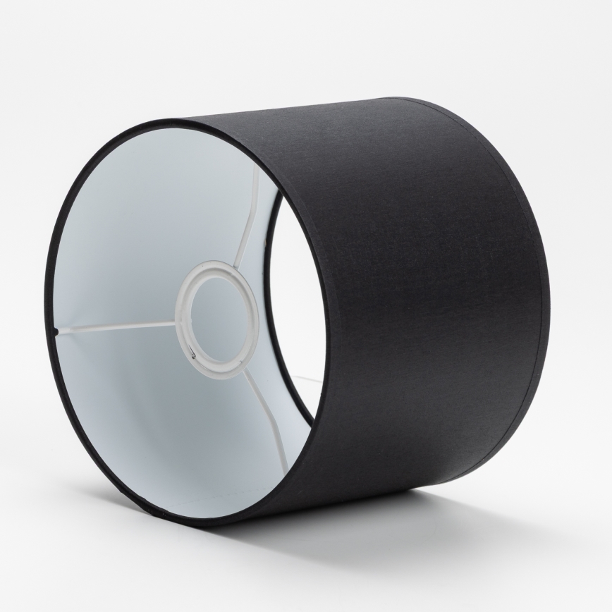 Rezervni abažur za stonu lampu i zidno svetilo DEVA E27 16x20 cm crni