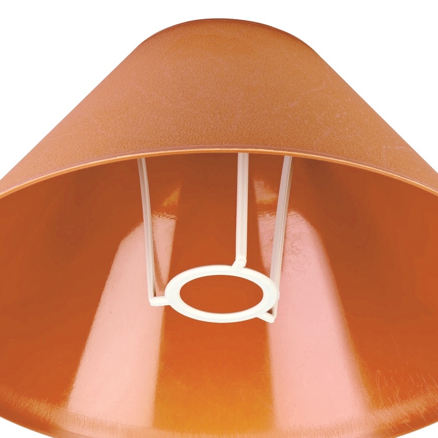 Zamenski abažur za stonu lampu E14 21x11 cm narandžast