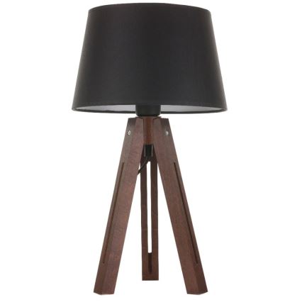 Zamenski abažur za stonu lampu LORENZO E27 20x26 cm, elegantne crne boje