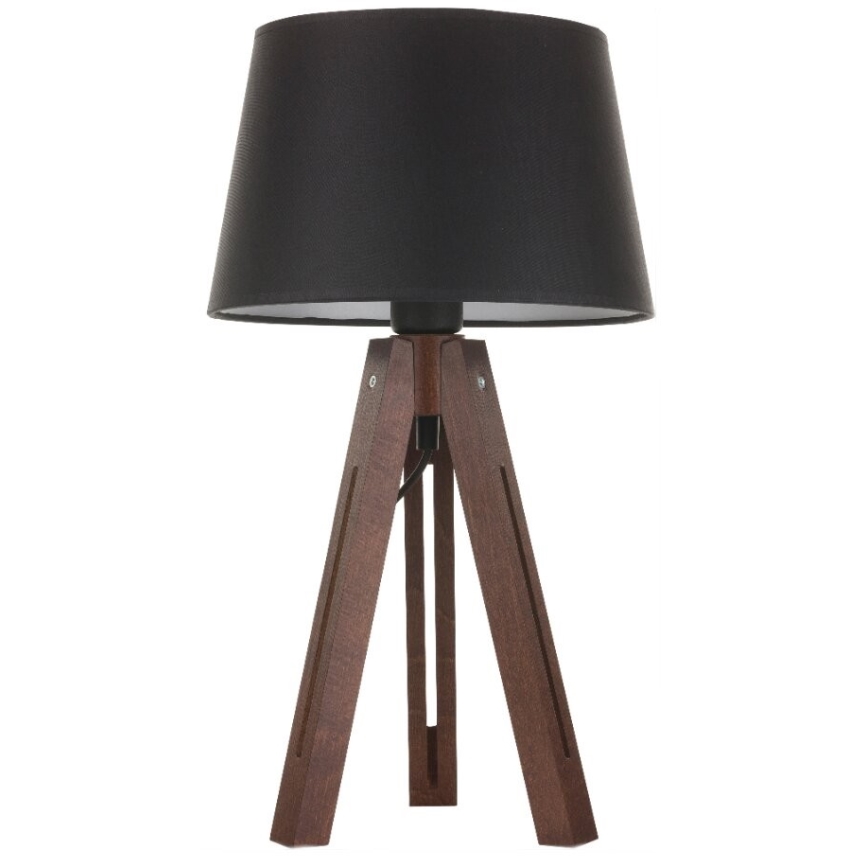 Zamenski abažur za stonu lampu LORENZO E27 20x26 cm, elegantne crne boje
