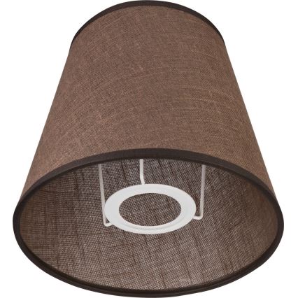 Zamenski abažur za zidno svetilo LORENZO E27, prečnika 16 cm, braon — elegantno i praktično rešenje za osveženje vašeg osvetljenja.