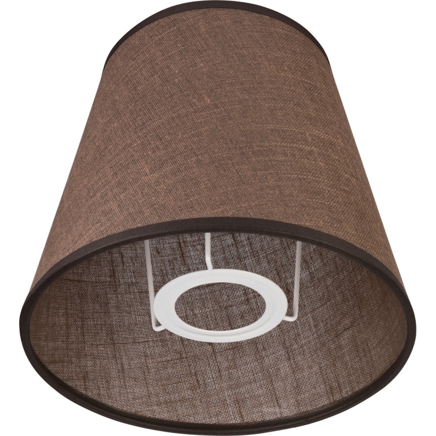Zamenski abažur za zidno svetilo LORENZO E27, prečnika 16 cm, braon — elegantno i praktično rešenje za osveženje vašeg osvetljenja.