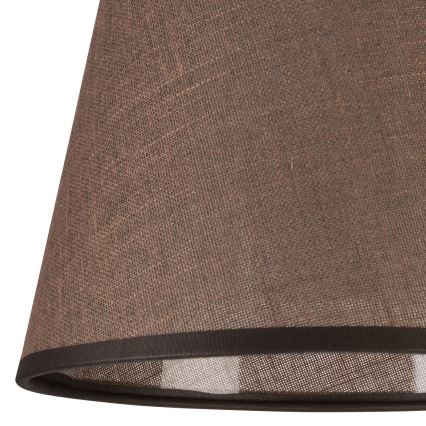 Zamenski abažur za zidno svetilo LORENZO E27, prečnika 16 cm, braon — elegantno i praktično rešenje za osveženje vašeg osvetljenja.