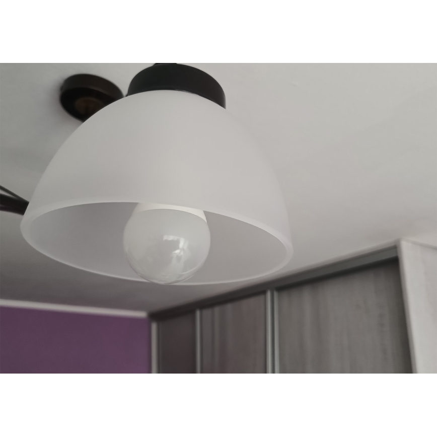 Zamensko mlečno staklo za luster E27, prečnika 18 cm