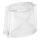 Zamensko staklo za luster E14 10x12 cm belo