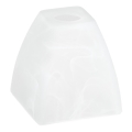 Zamensko staklo za luster E14 10x13 cm belo